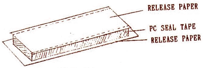 PC Gas Pipe Sealing Sheet / Tape